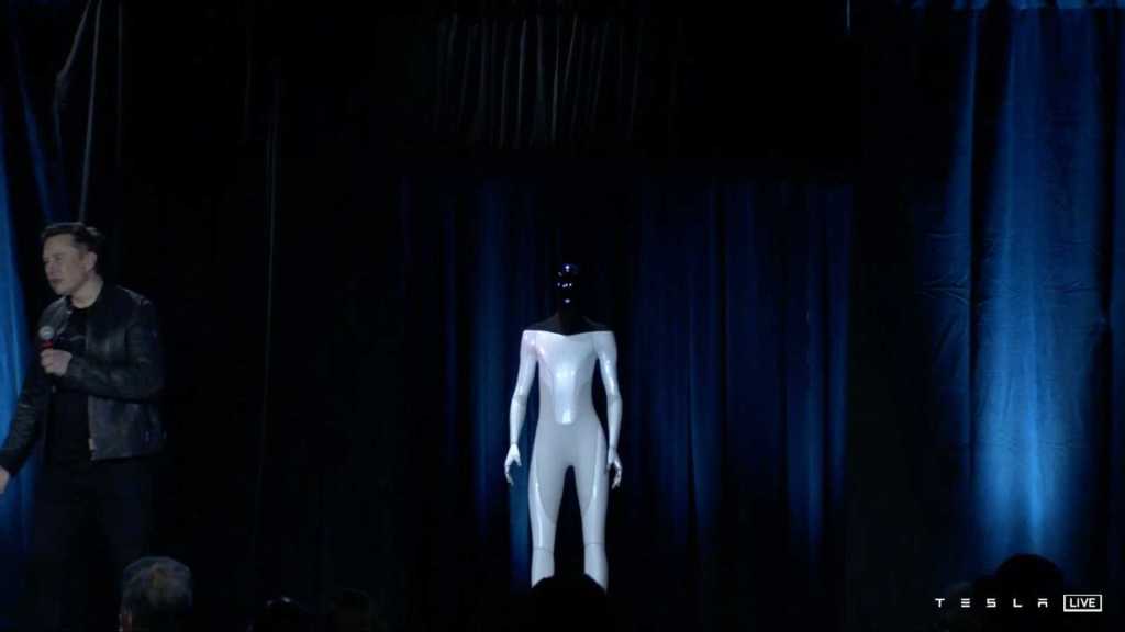 Tesla Optimus Humanoid Robot Teased During Shareholder&nbsp;Meeting